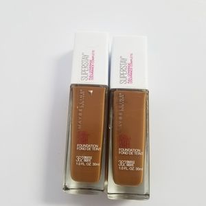 2 Maybelline Superstay Full Coverage # 362